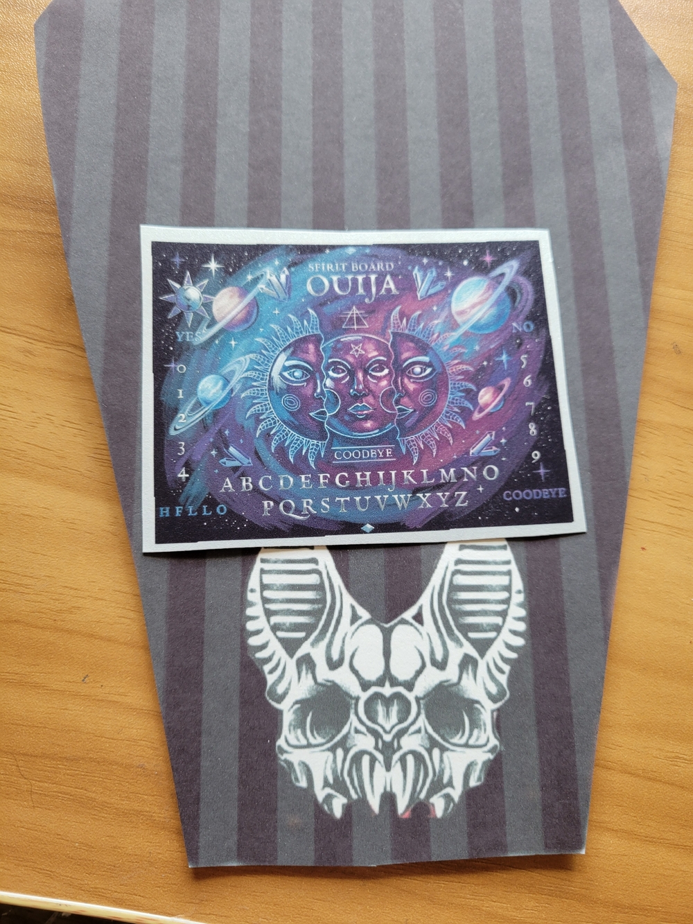 💀NEW💀 Hand Crafted Sun Ouija Board Magnet